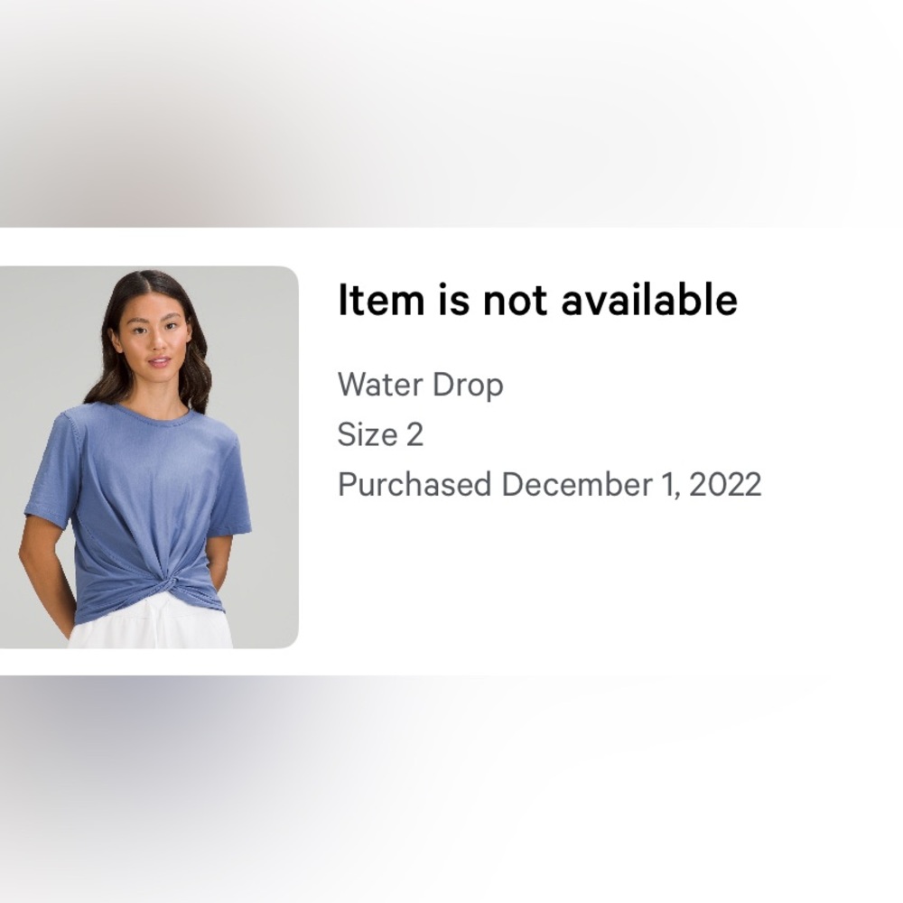 Water Drop Blue Top - Size 2